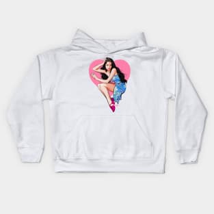 Dorothy Lamour - An illustration by Paul Cemmick Kids Hoodie